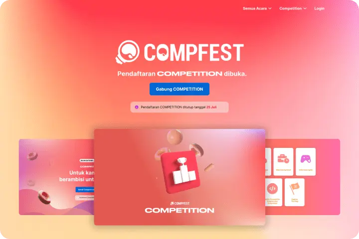 COMPFEST, Competition Landing Page