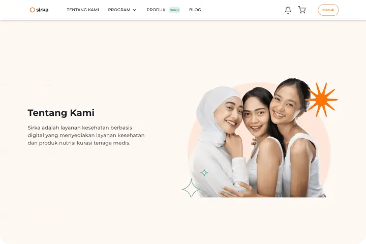 Sirka, About Us Page